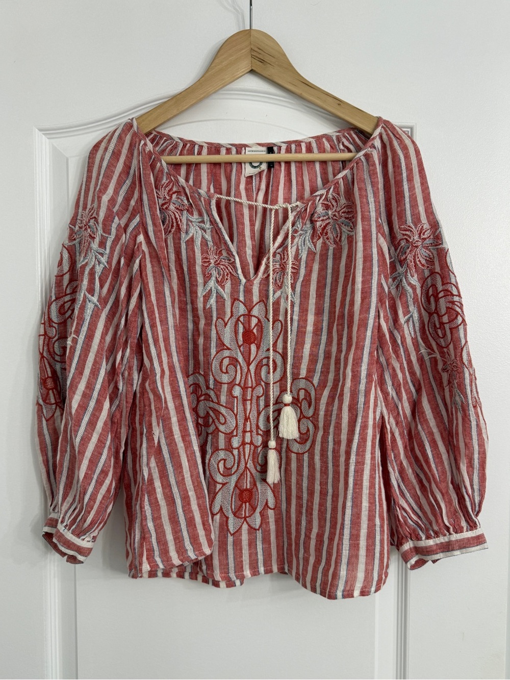 Anthropologie Linen Top